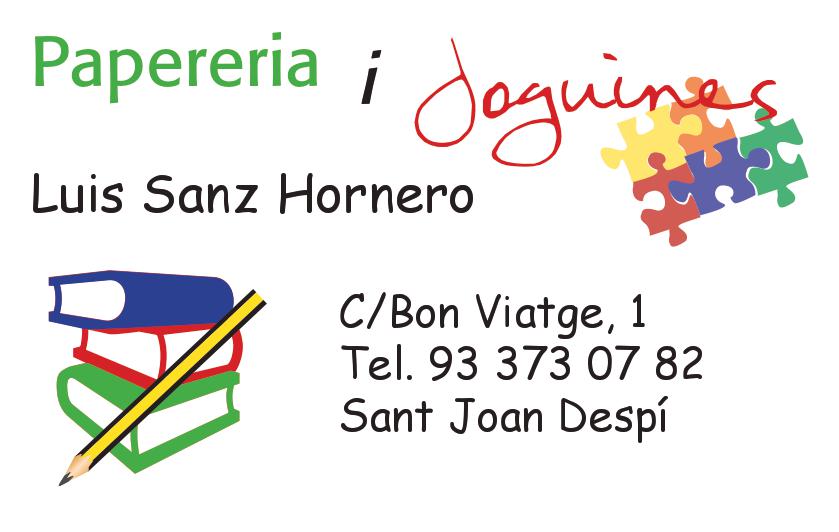 Papereria i joguines Luis Sanz Hornero